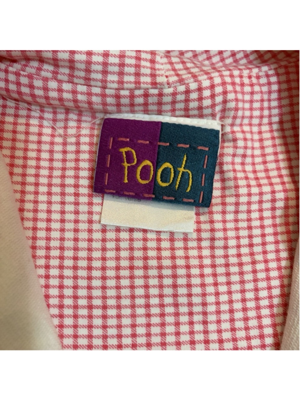 Vintage 90s Disney Winnie the Pooh Watermelon Zip Lounge Robe - Size M - Picture 5 of 14